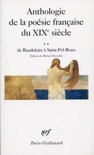 Anthologie de la poésie française du XIXe siècle 2